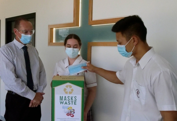 Combating Mask Waste at Holy Spirit College